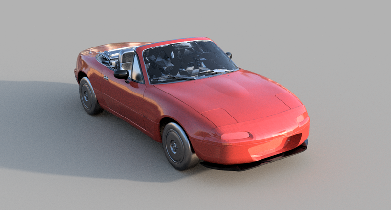 Illustration for article titled Front bumper design for the NA Miata
